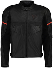Yamaha MT Men's Leather Jacket Mt Lans Black/Gray | A19-EJ100-B1