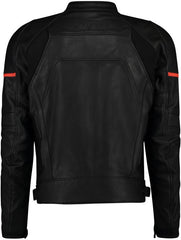 Yamaha MT Men's Leather Jacket Mt Lans Black/Gray | A19-EJ100-B1