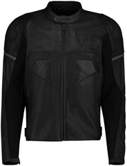 Yamaha MT Men's Leather Jacket Mt Lans Black/Gray | A19-EJ100-B1