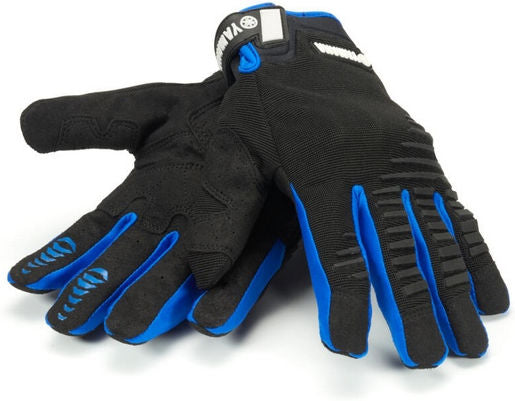 Yamaha Enduro Gloves - Adult Black/Blue | A19-RG106-B4