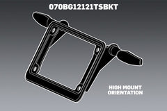 Yoshimura USA Universal Corner-Mount Turn Signal Bracket Kit | 070BG12121TSBKT