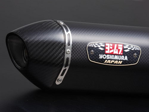 YOSHIMURA JMCA FULL EXHAUST SYSTEM R-77S CARBON END ADDRESS V125 09- (SMC) - METAL MAGIC COVER | 110-109-5120