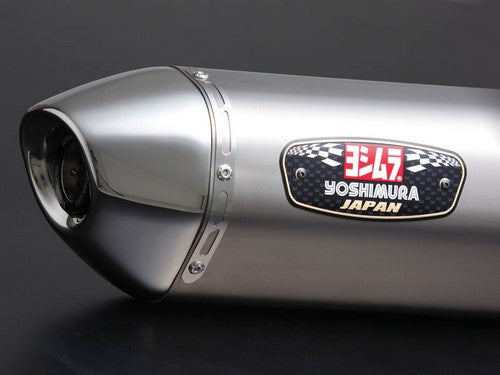 YOSHIMURA JMCA SLIP-ON R-77J STAINLESS END SV650 16- (STS) - STAINLESS COVER, STAINLESS END | 110-169-5V80