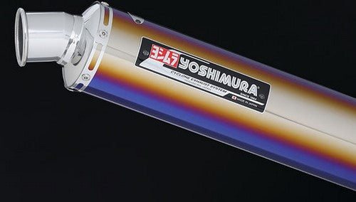 YOSHIMURA JMCA FULL EXHAUST SYSTEM GSX1100S (TTB) FIRE SPEC - TATANIUM BLUE COVER | 110-191F8280B