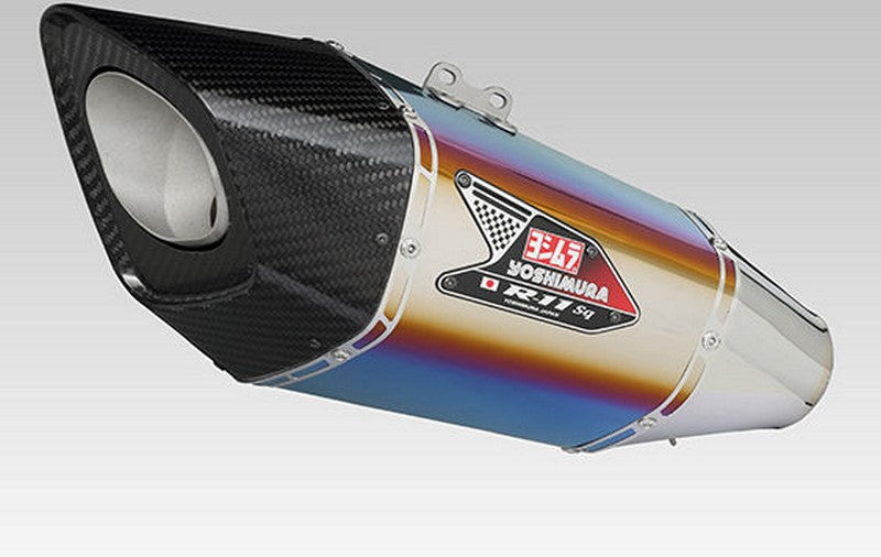 Yoshimura JMCA GSX-S1000GT (22) Slip-On R-11Sq, Titanium Blue cover | 110-19E-L16G0