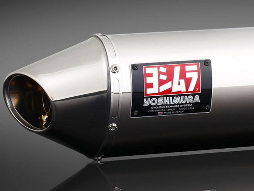 YOSHIMURA JMCA SLIP-ON TRI-CONE NINJA400R 11-12/ER-4N (SS) - STAINLESS COVER | 110-255-5P50