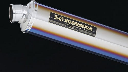YOSHIMURA JMCA FULL EXHAUST SYSTEM LEPTOS ZRX1200S/R/DAEG (TTB) FIRE SPEC - TITANIUM BLUE COVER | 110-284F8281B