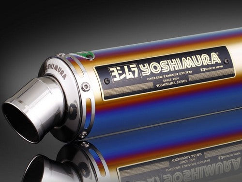 YOSHIMURA JMCA FULL EXHAUST SYSTEM APE100 -06 / TYPE-D 08-09 (TTB) FIRE SPEC - TITANIUM BLUE COVER | 110-406F8281B