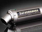 YOSHIMURA JMCA FULL EXHAUST SYSTEM APE100 -06 / TYPE-D 08-09 (TT) FIRE SPEC - TITANIUM COVER | 110-406F8281