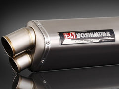 YOSHIMURA JMCA FULL EXHAUST SYSTEM TRI-OVAL DUAL EXIT GSX1300R 08- (TT) - TITANIUM COVER | 110-509-8980