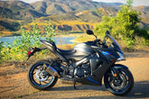 Yoshimura USA GSX-S1000/F/FZ/Z 16-20 Alpha Stainless Slip-On Exhaust, W/ Stainless Muffler | 11100EM520