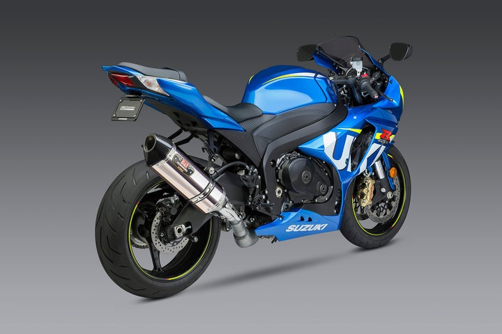 Yoshimura USA GSX-R1000 12-16 Alpha Stainless Slip-On Exhaust, W/ Stainless Muffler | 11181EM520