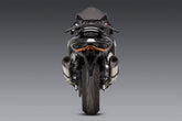 Yoshimura USA Hayabusa 2022-23 Race R-77 Dual Stainless Slip-On Exhaust, W/ Stainless Mufflers | 1121120520