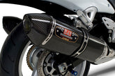Yoshimura USA Hayabusa 08-20 R-77 Stainless Slip-On Exhaust, W/ Carbon Fiber Mufflers | 1121202