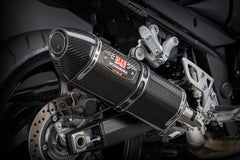 Yoshimura USA GSF/GSX1250Fa 07-16 R-77 Stainless Slip-On Exhaust, W/ Carbon Fiber Muffler | 1126202