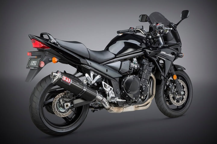 Yoshimura USA GSF/GSX1250Fa 07-16 TRS Stainless Slip-On Exhaust, W/ Carbon Fiber Muffler | 1126262