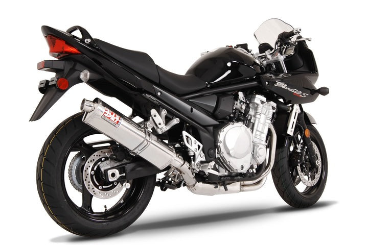 Yoshimura USA GSF/GSX1250Fa 07-11 TRS Stainless Slip-On Exhaust, W/ Stainless Muffler | 1126265