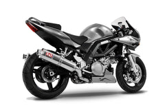 Yoshimura USA SV1000/S 04-07 Race RS-3 Dual Stainless Bolt-On Mufflers | 1131455