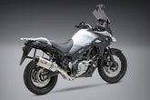 Yoshimura USA V-Strom 650 17-22 Race R-77 Stainless 3/4 Exhaust, W/ Stainless Muffler | 11621C0520