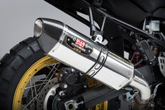 Yoshimura USA V-Strom 1000 14-19 R-77 Stainless Slip-On Exhaust, W/ Stainless Muffler | 11631E0520
