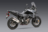 Yoshimura USA V-Strom 1050 2020 R-77 Stainless Slip-On Exhaust, W/ Stainless Muffler | 11632B0520