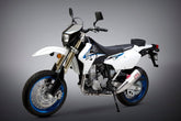 Yoshimura USA DR-Z400S/Sm 00-23 RS-4 Dual Stainless Full Exhaust, W/ Aluminum Mufflers | 116600D320
