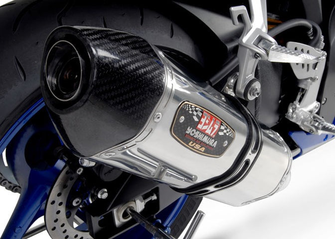 Yoshimura USA GSX-R600/750 08-10 R-77 Stainless Slip-On Exhaust, W/ Stainless Muffler | 1170205
