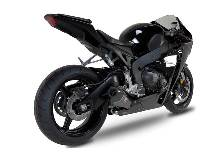 Yoshimura USA CBR1000RR/Abs 08-11 Race R-77 Stainless Slip-On Exhaust, W/ Carbon Fiber Muffler | 1202202