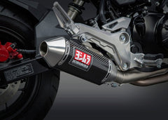 Yoshimura USA Grom 17-20 Race Mini RS-2 Stainless Full Exhaust, W/ Carbon Fiber Muffler | 12121AB251