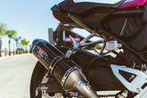Yoshimura USA CB300R 19-21 Race R-77 Stainless Full Exhaust, W/ Carbon Fiber Muffler | 12310AJ220