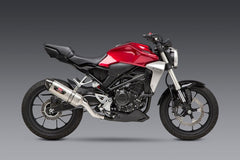 Yoshimura USA CB300R 19-21 Race R-77 Stainless Slip-On Exhaust, W/ Stainless Muffler | 12310BJ520