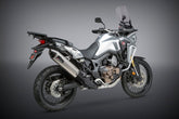 Yoshimura USA Africa Twin 16-19 RS-4 Stainless Slip-On Exhaust, W/ Stainless Muffler | 12400BD520