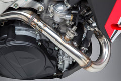 Yoshimura USA Honda CRF450L/X 19-22 Race RS-4 Stainless Full System W/ Al Muffler (International Models Only) | 124500D320