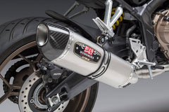 Yoshimura USA CBR650F 14-18/Cb650F 18/Cb650R 19-20 Race R-77 Stainless Full Exhaust, W/ Stainless Muffler | 12651AJ520