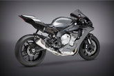 Yoshimura USA YZF-R1/M/S 15-22 Race Alpha T Stainless 3/4 Exhaust, W/ Stainless Muffler | 13141CP520