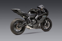Yoshimura USA FZ/Mt-07 15-22 / Xsr700 18-22 / R7 2022 Race R-77 Stainless Full Exhaust, W/ Stainless Muffler | 13700AJ520