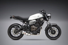 Yoshimura USA FZ/Mt-07 15-22 / Xsr700 18-22 / R7 2022 Race R-77 Stainless Full Exhaust, W/ Stainless Muffler | 13700AJ520