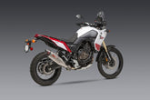 Yoshimura USA Tenere 700 21-22 RS-12 Stainless Slip-On Exhaust, W/ Stainless Muffler | 13710BS520