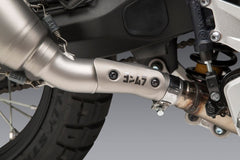 Yoshimura USA Tenere 700 21-22 RS-12 Stainless Slip-On Exhaust, W/ Stainless Muffler | 13710BS520
