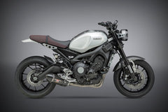 Yoshimura USA MT/FZ-09/XSR 900 14-20 Race R-77 Stainless Full Exhaust, W/ Carbon Fiber Muffler | 13990A0220