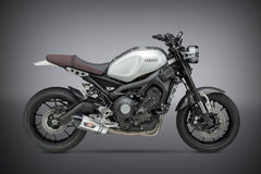 Yoshimura USA MT/FZ-09/XSR 900 14-20 Race R-77 Stainless Full Exhaust, W/ Stainless Muffler | 13990A0520