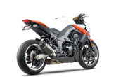 Yoshimura USA Z1000 10-16 R-77 Stainless Slip-On Exhaust, W/ Carbon Fiber Mufflers | 1412202