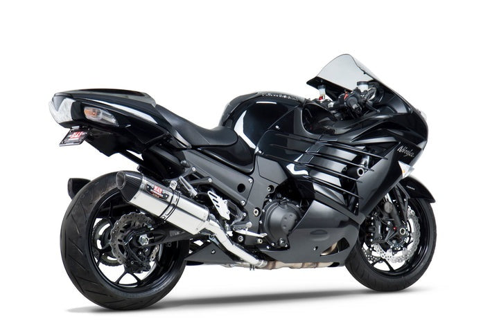 Yoshimura USA ZX-14R 12-22 Race R-77 Stainless Slip-On Exhaust, W/ Stainless Mufflers | 1414020520