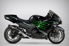 Yoshimura USA ZX-14R/Abs 12-22 Race R-77 Stainless Full Exhaust, W/ Carbon Fiber Muffler | 1414100220
