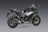 Yoshimura USA Ninja 1000Sx 20-22 Alpha Stainless Slip-On Exhaust, W/ Carbon Fiber Muffler | 14161BP220
