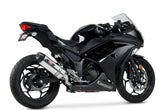 Yoshimura USA Ninja 300 13-17 R-77 Stainless Slip-On Exhaust, W/ Stainless Muffler | 147002J520