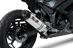 Yoshimura USA Ninja 300 13-17 R-77 Stainless Slip-On Exhaust, W/ Stainless Muffler | 147002J520