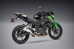 Yoshimura USA Ninja 400 18-23/Z400 Alpha T Stainless Slip-On Exhaust, W/ Stainless Muffler | 14710BP520