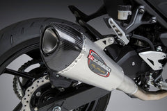 Yoshimura USA Ninja 400 18-23/Z400 Alpha T Stainless Slip-On Exhaust, W/ Stainless Muffler | 14710BP520