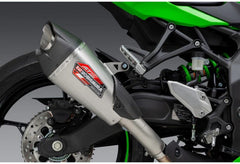 Yoshimura USA Kawasaki ZX-4RR AT2 SO SS/SS/CF EXHAUST STREET SLIP-ONS | 14720BP520